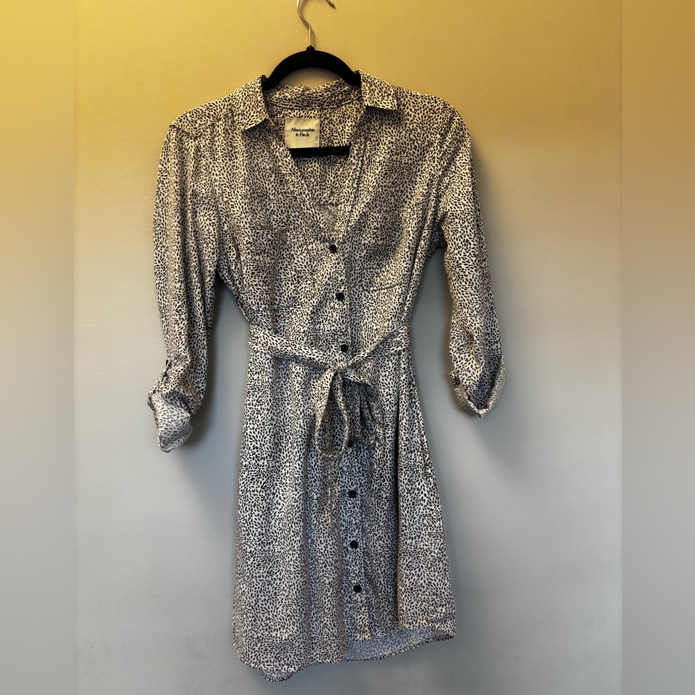 Abercrombie & Fitch belted shirt dress